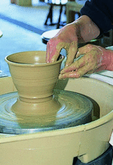 陶芸(ろくろ)体験-写真1