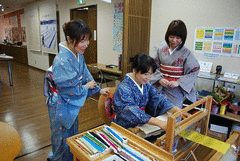 機織り体験-写真2