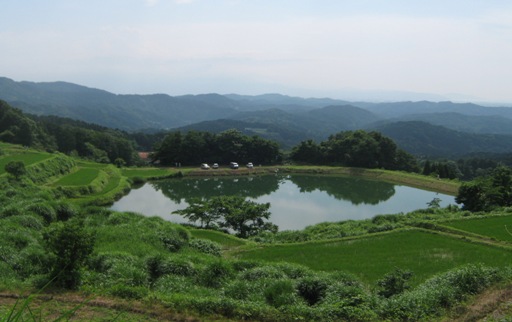 尾神地区に広がる田園風景の画像