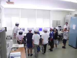 操作室の様子