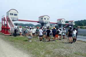 藤井頭首工見学