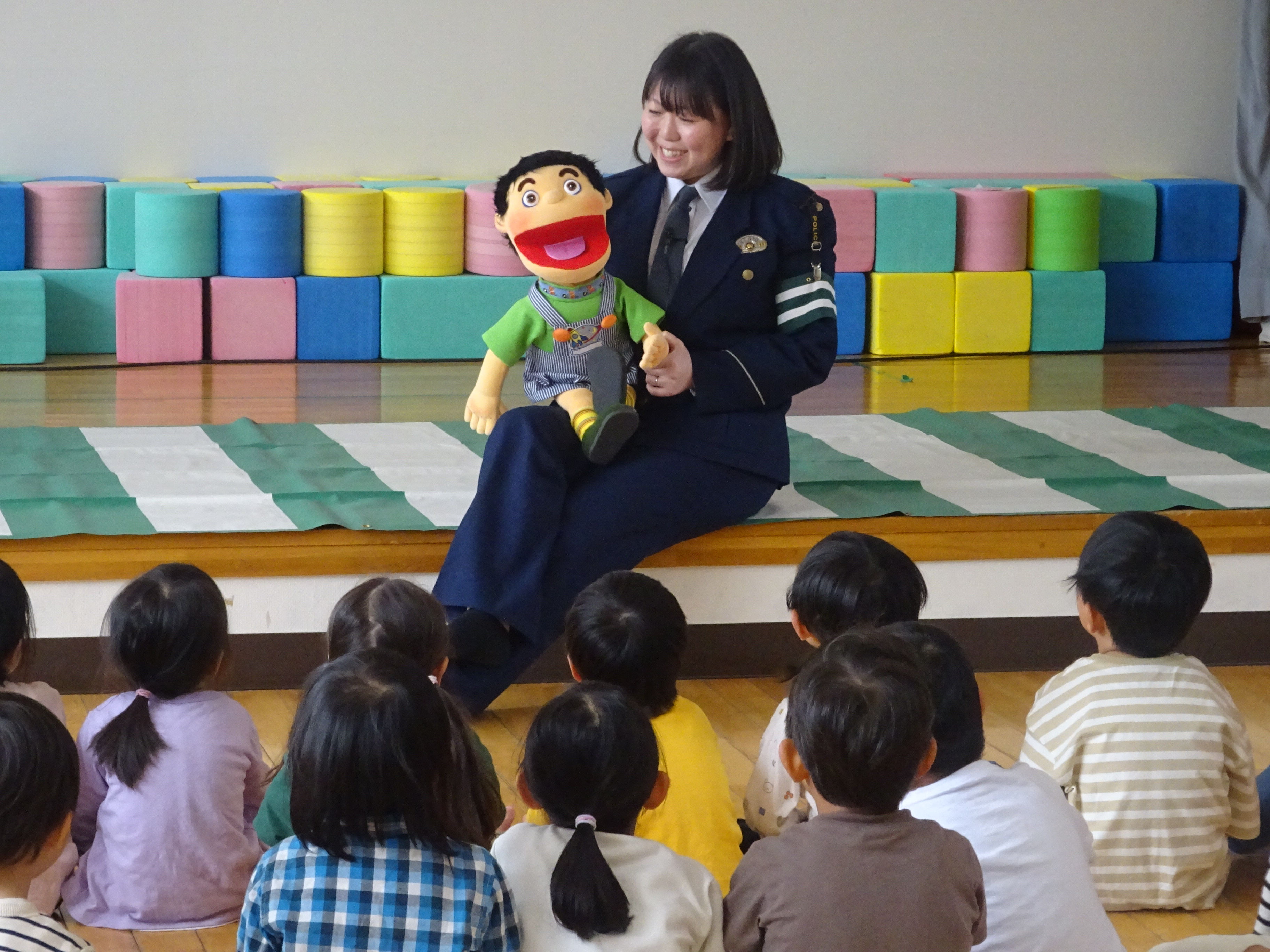 腹話術を使った広報