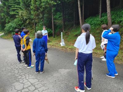 オリエンテーリングの様子