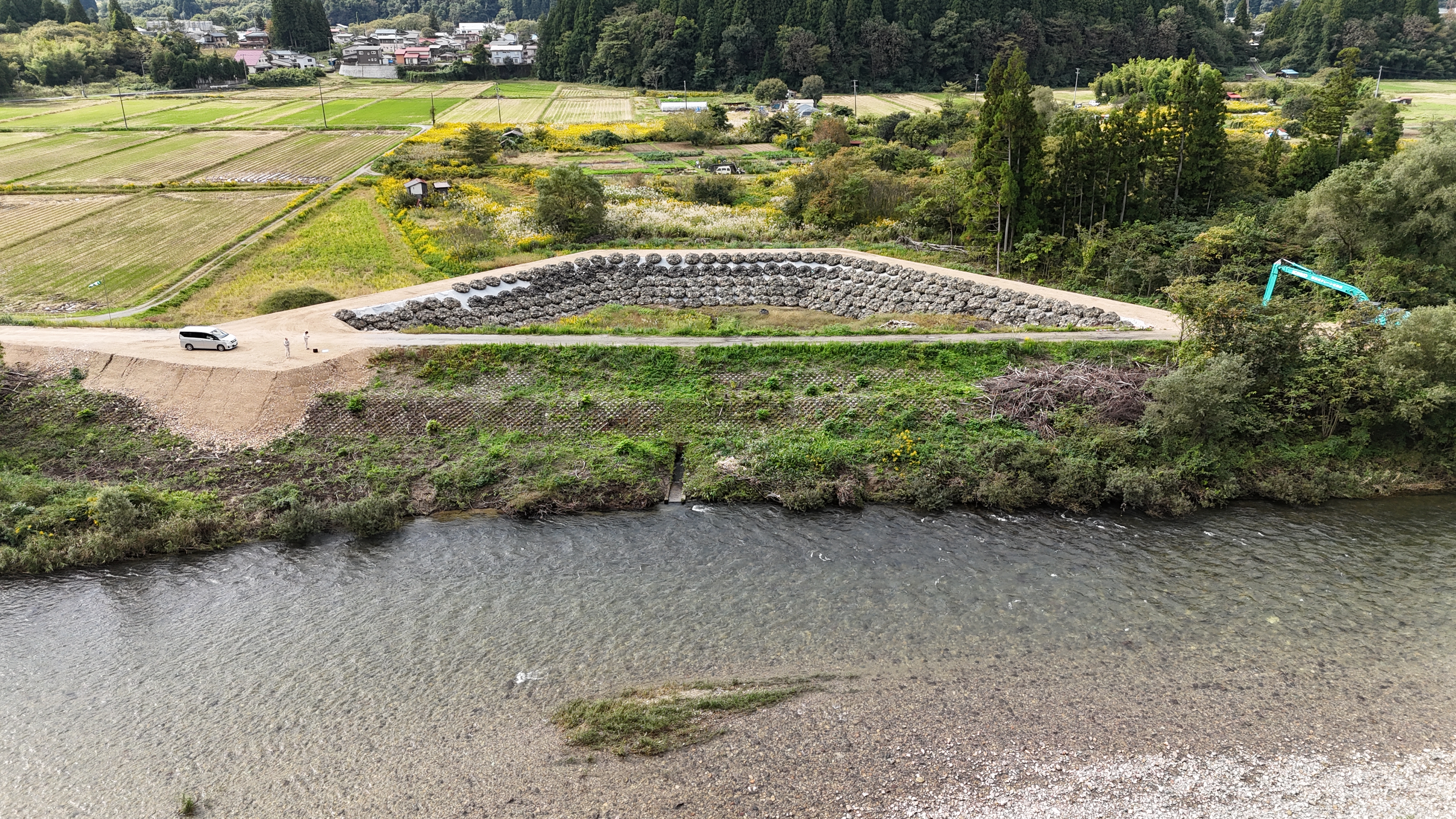 平堀地区の空撮写真