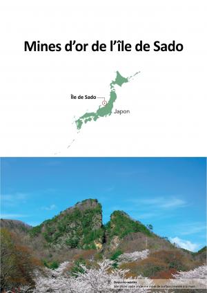 「佐渡島の金山」リーフレット(フランス語版)の画像