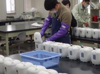 50釜の光沢試験を行いました