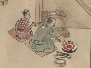 Spread ash over the iron panの画像