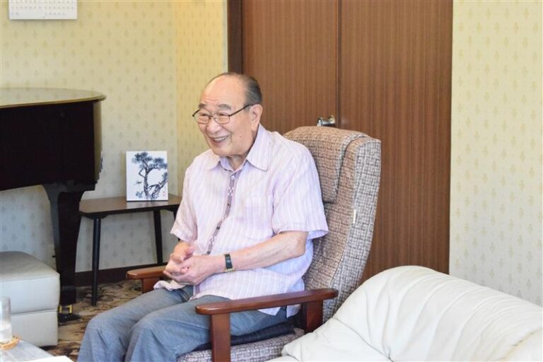 佐渡を世界遺産にする会　中野洸会長の画像