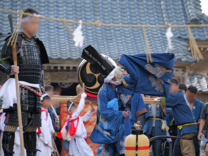善知鳥（うとう）神社の祭礼の画像