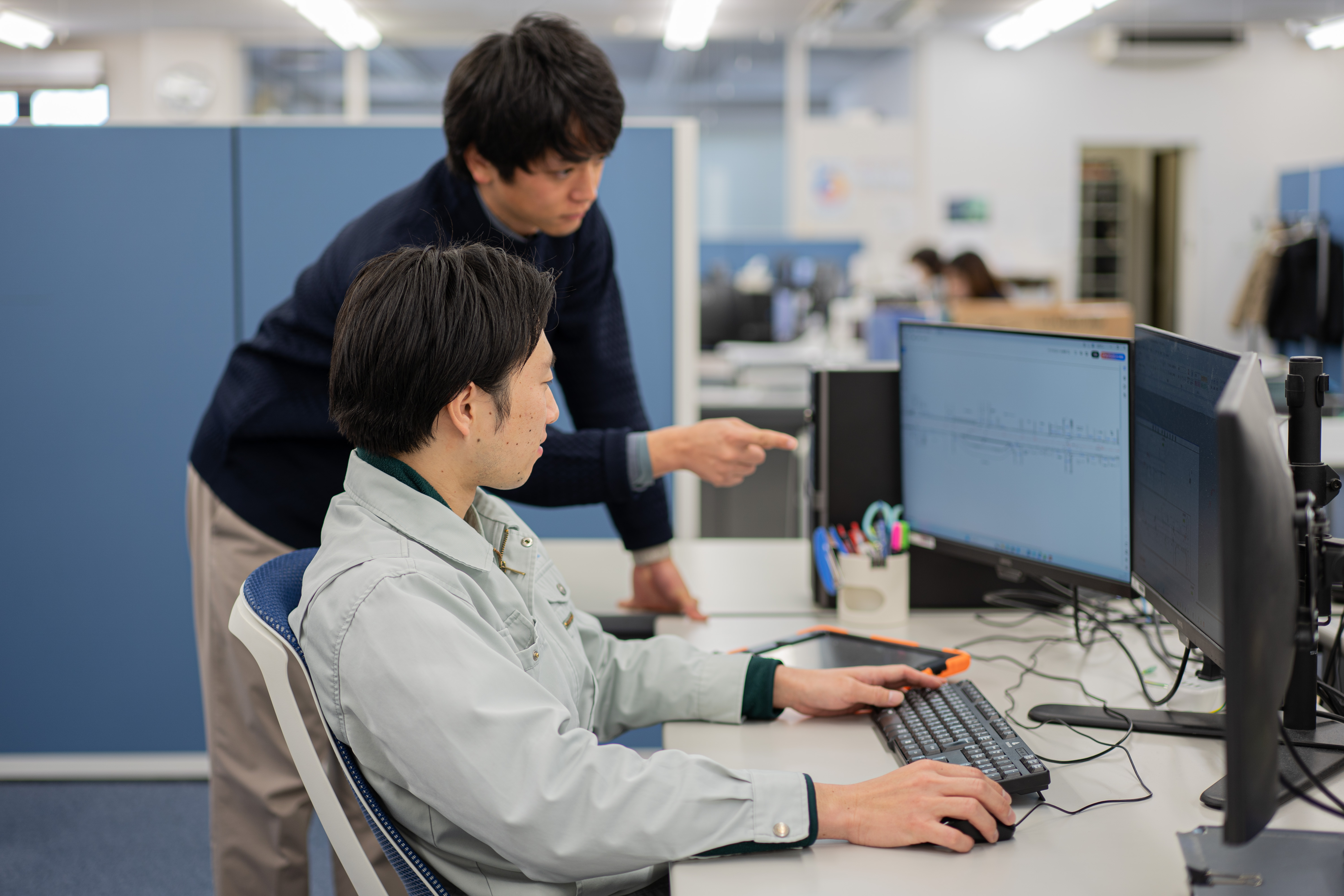 ナカノアイシステムパソコン作業