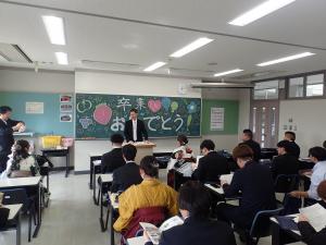 園芸経営科卒業生の様子