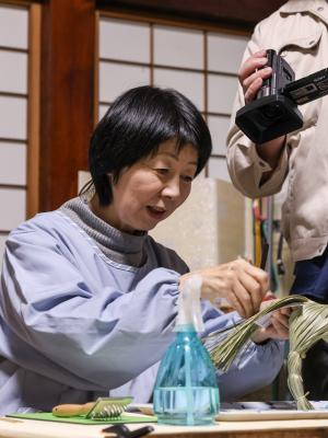 サポートチームによる動画撮影風景