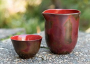 酒器（紫銅焼）