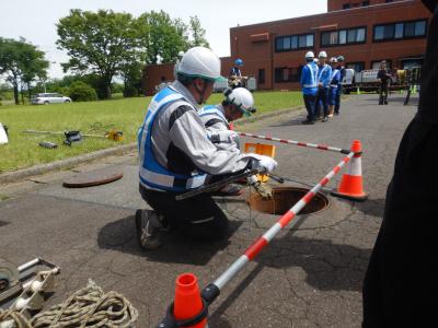 03_酸素・硫化水素濃度測定の様子