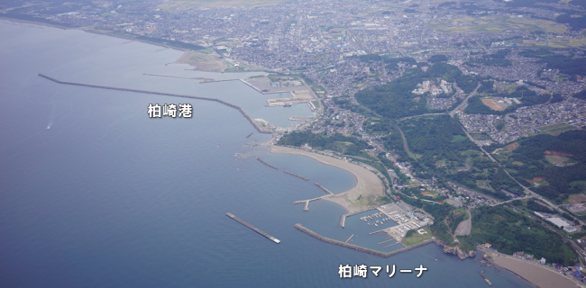 柏崎港(鳥瞰)