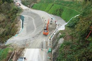 路床盛土暫定完了