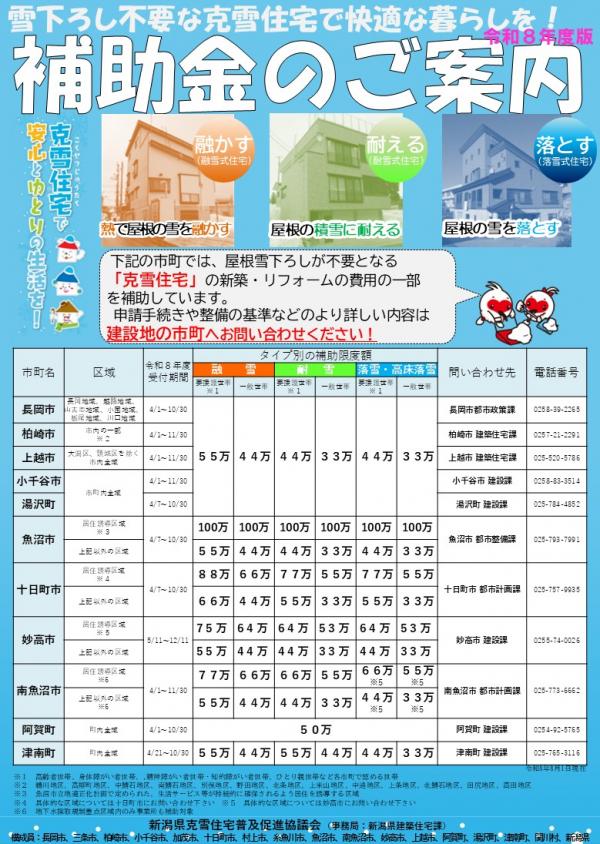 克雪住宅チラシ