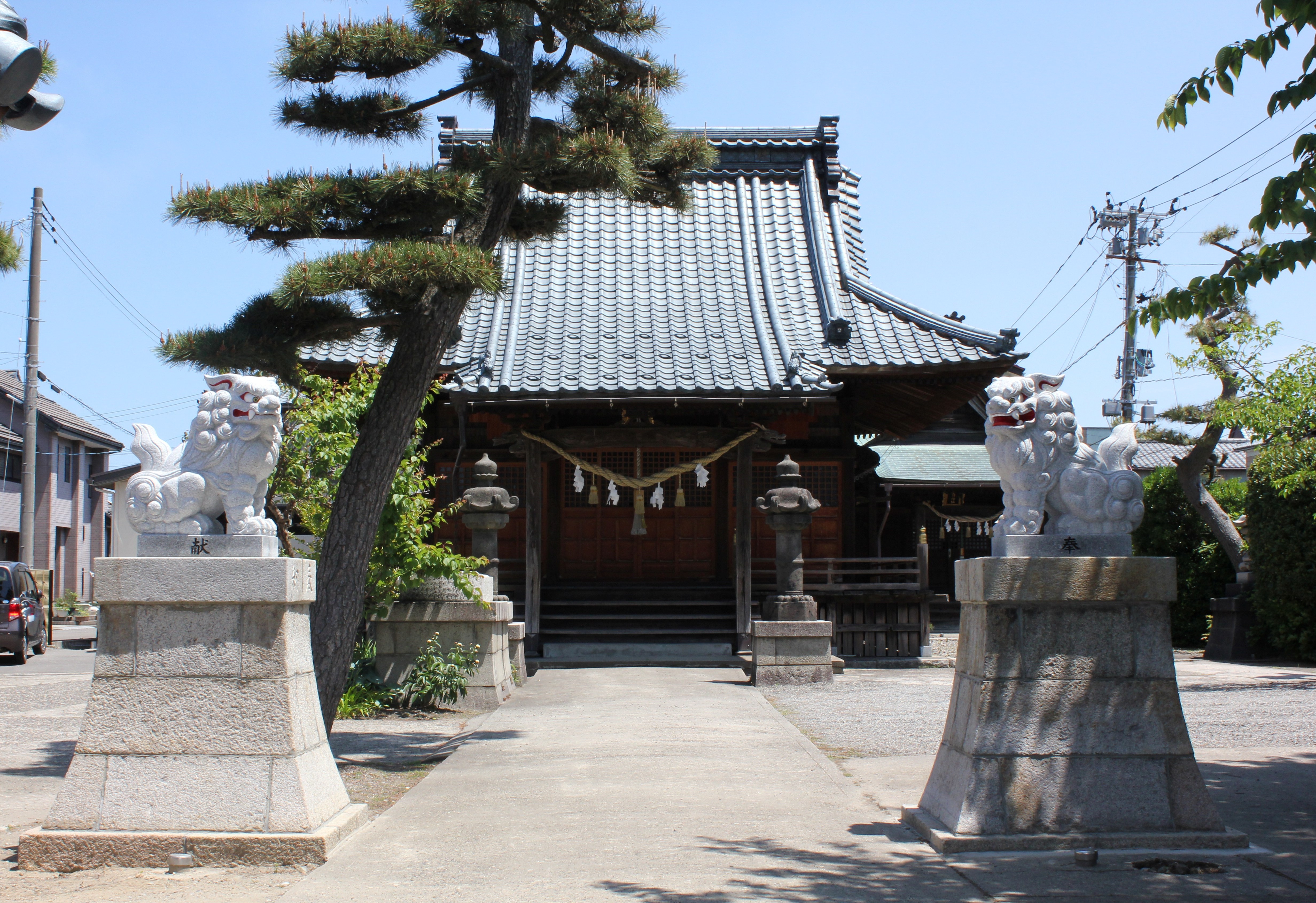 田辺石材店　狛犬