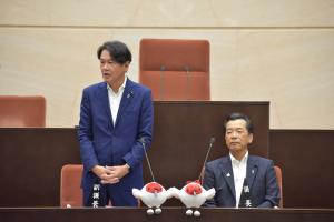副議長挨拶の写真