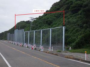 (国)402号、寺泊山田　工事完了の状況写真