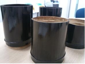 地元の「竹」を使って作りましたの画像