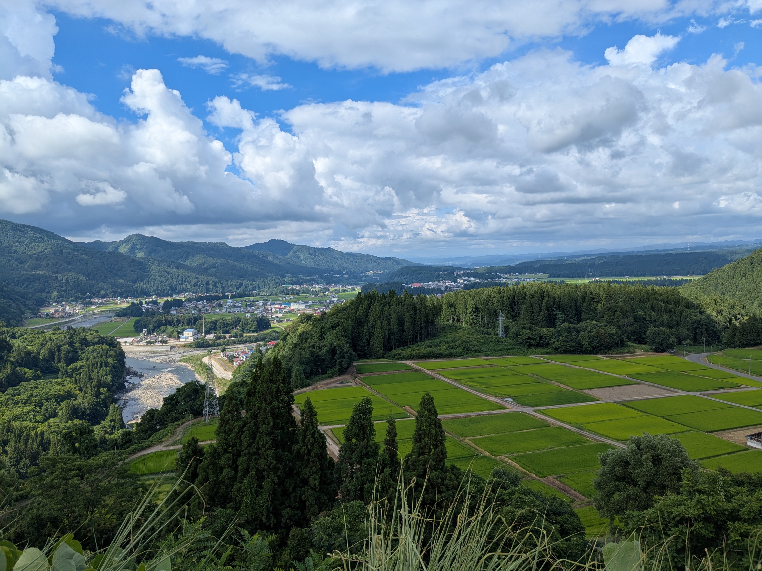 信濃川展望駐車場（津南町）