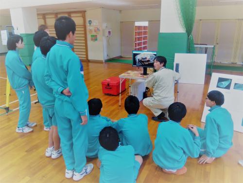体験実習・3D測量（柏崎市立西山中学校）その1