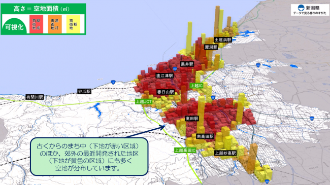 市街地内の空地の状況