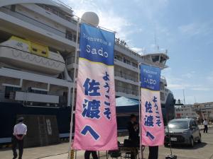 Sh Minerva（ミネルバ）寄港の様子