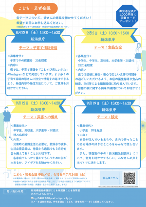 こども・若者未来トークチラシ裏