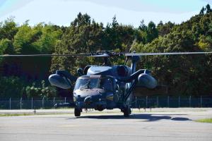 航空自衛隊のヘリコプター