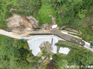 令和8年10月16日（金曜日）_仮設道路の造成状況 2